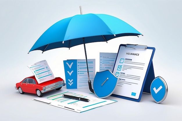 Happy family protected by term insurance